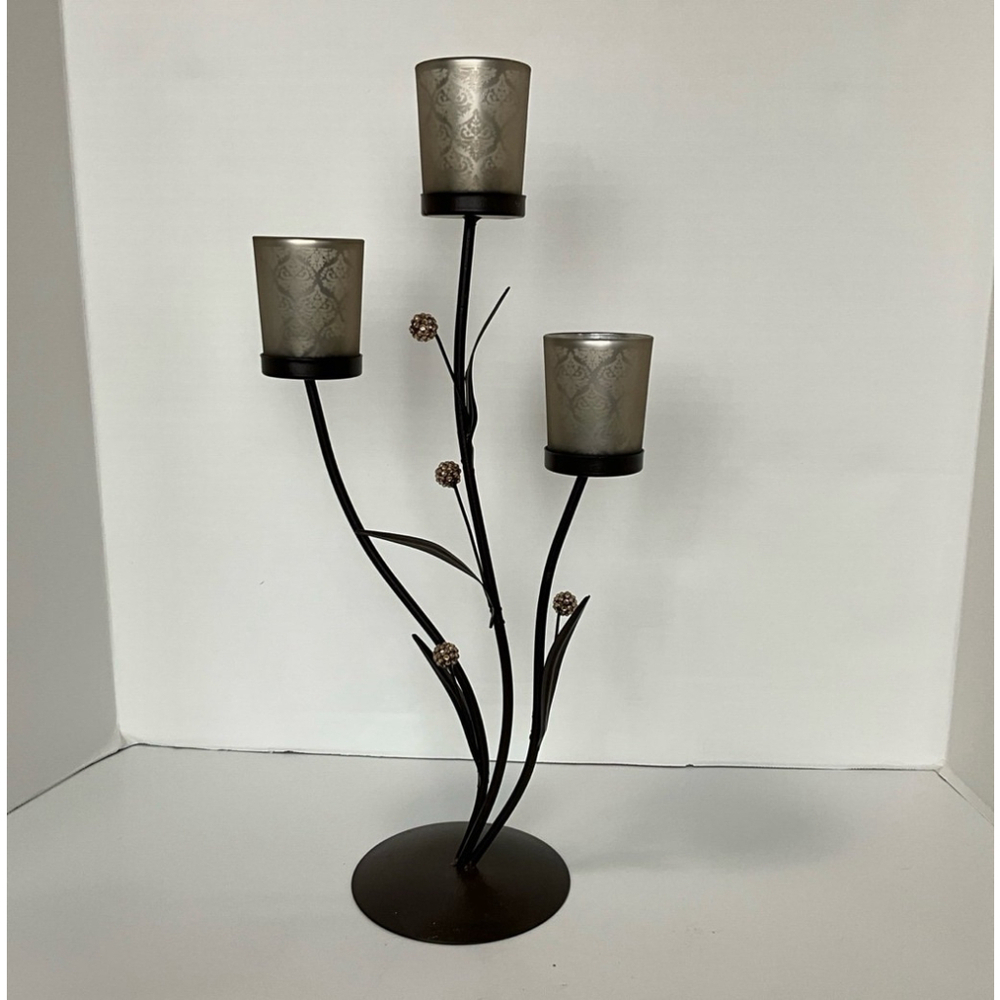 Bronze/Brown Candle Holder